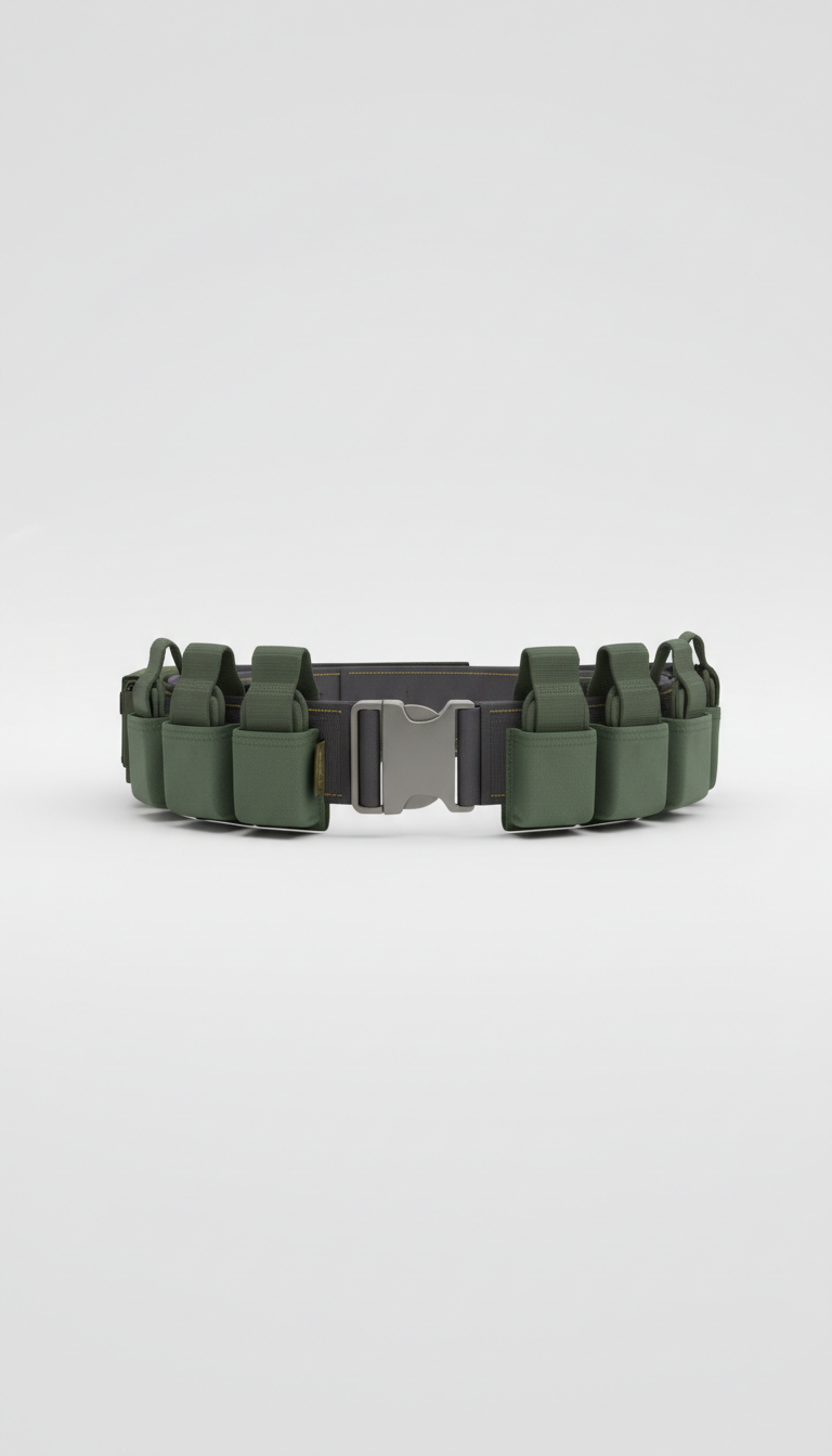 Ballistic Nylon Duty Belt Reinforced Core Spade 7 Tactical