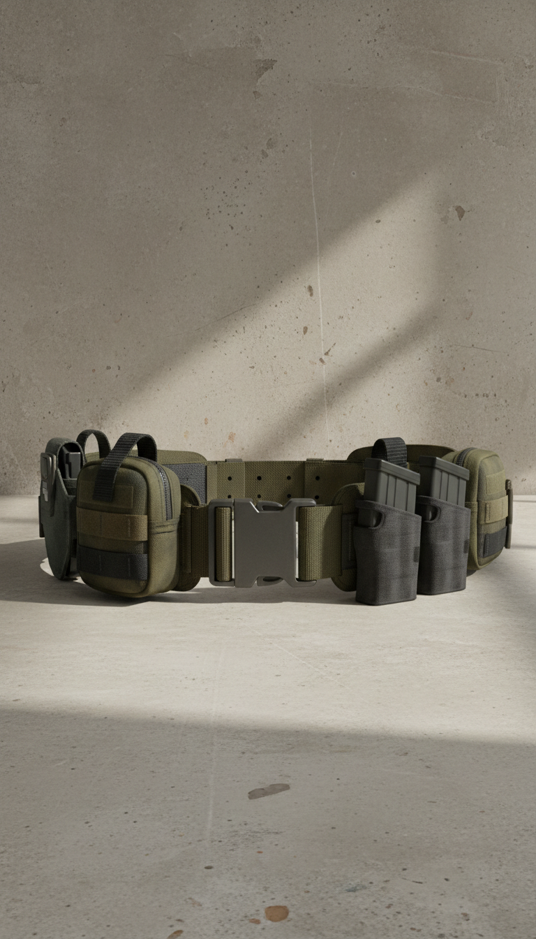 Reinforced Utility Belt With Metal Buckle Spade 7 Tactical