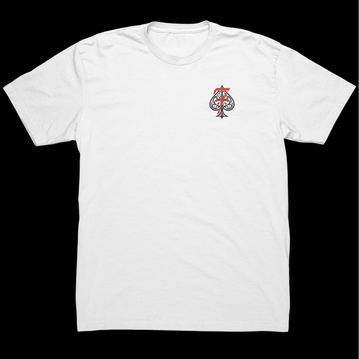 Spade 7 T-Shirt (White) Spade 7 Tactical
