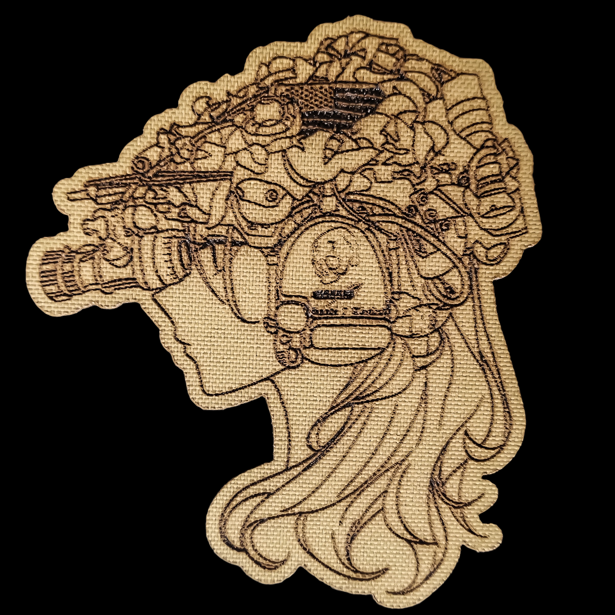 Scrim Waifu Patch Spade 7 Tactical