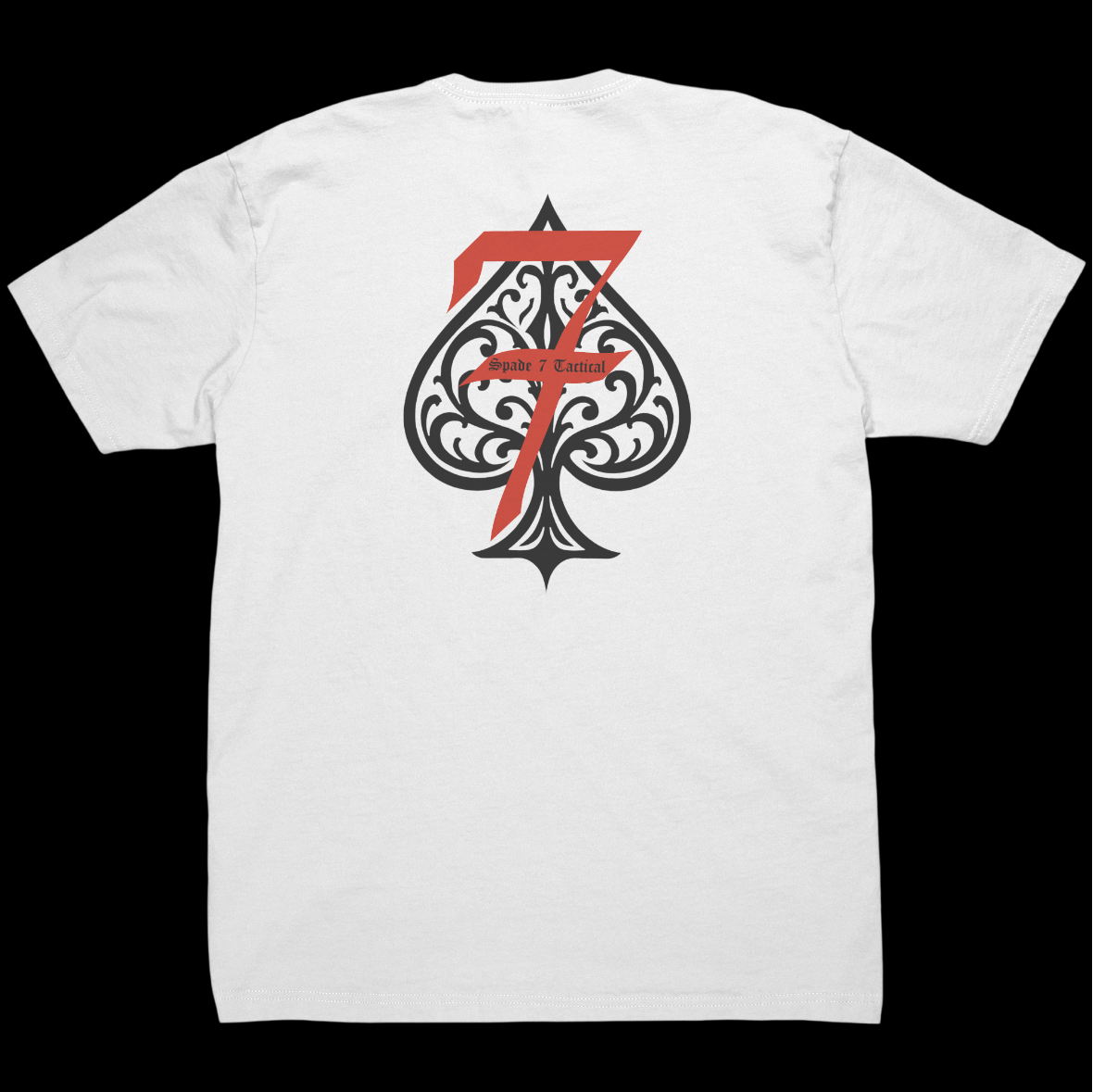 Spade 7 T-Shirt (White) Spade 7 Tactical